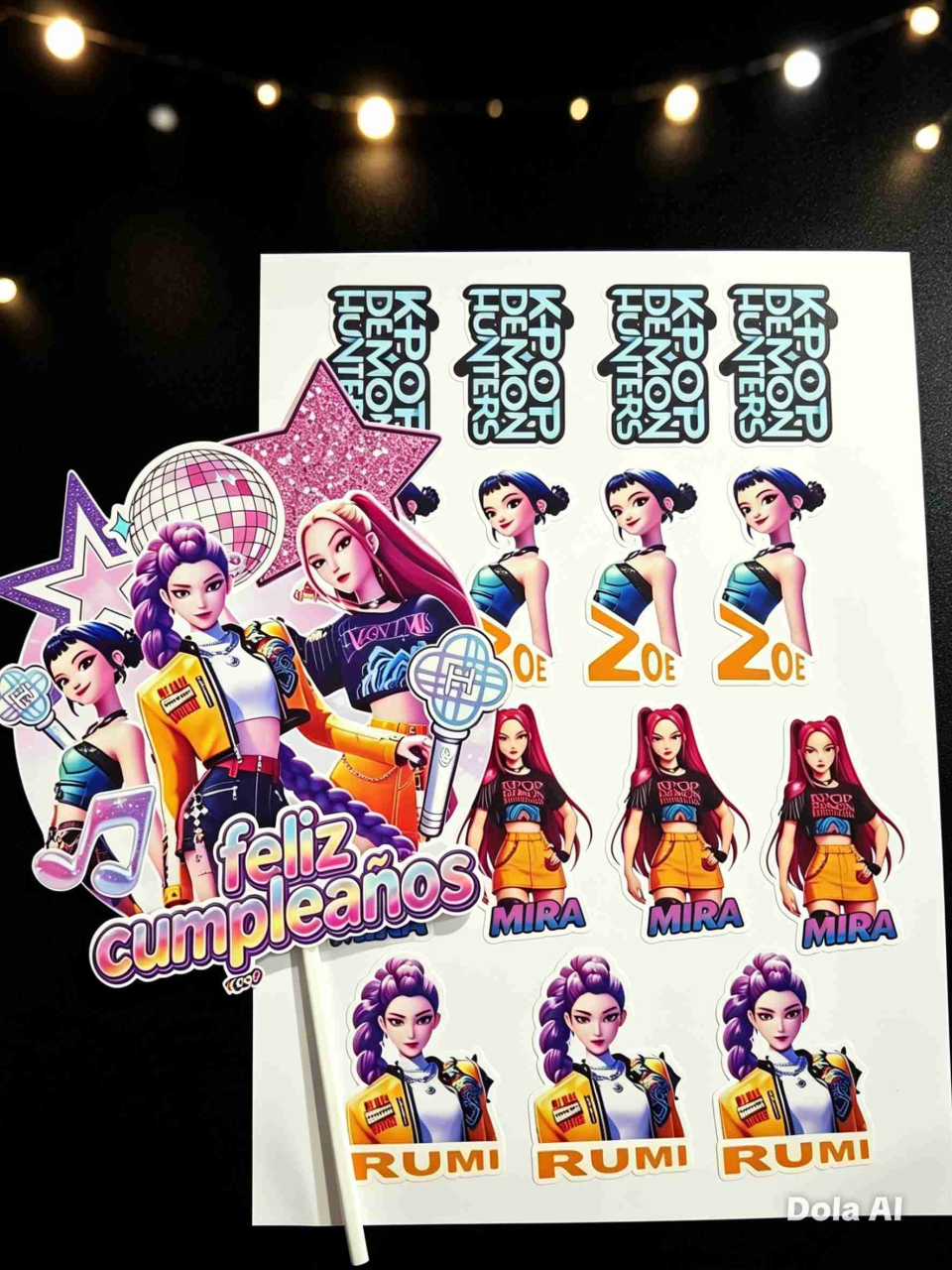Cake toppers temática K-pop - miniatura 2