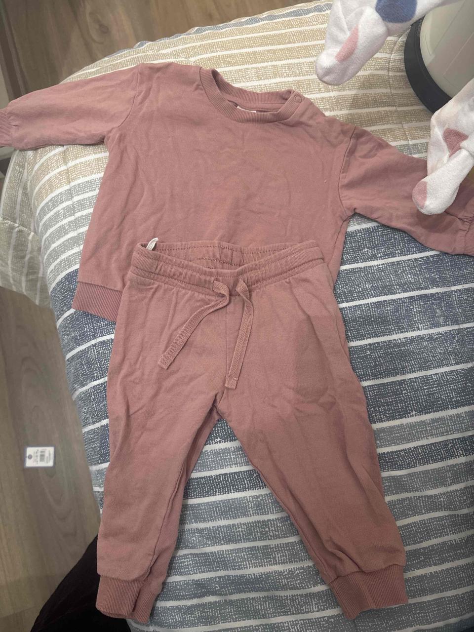 Conjunto de niño color rosado