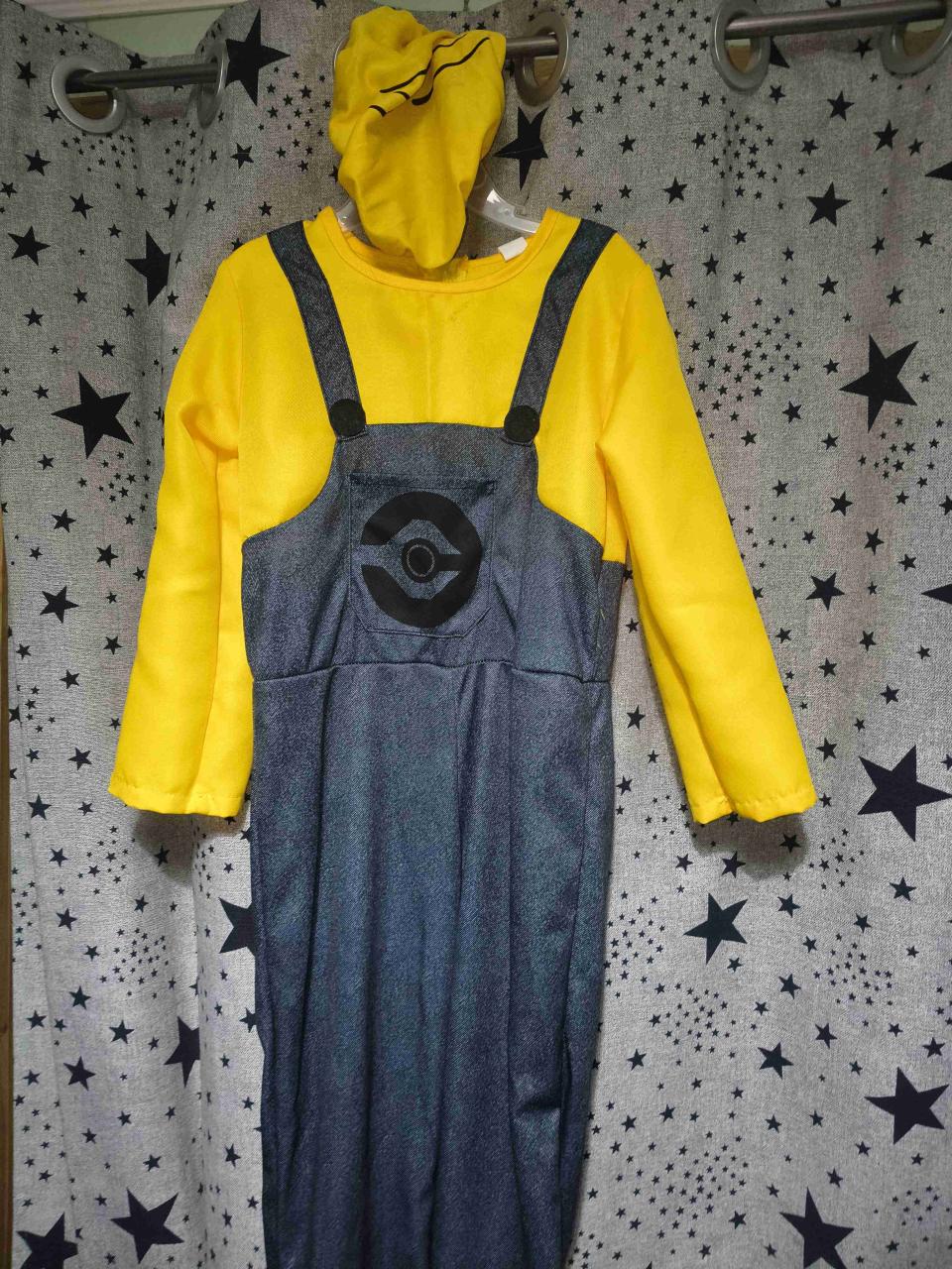 Disfraz infantil Minion con gorro - miniatura 1