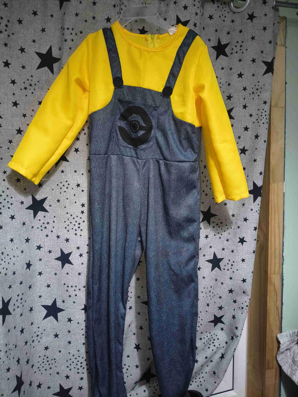 Disfraz infantil Minion con gorro - miniatura 2