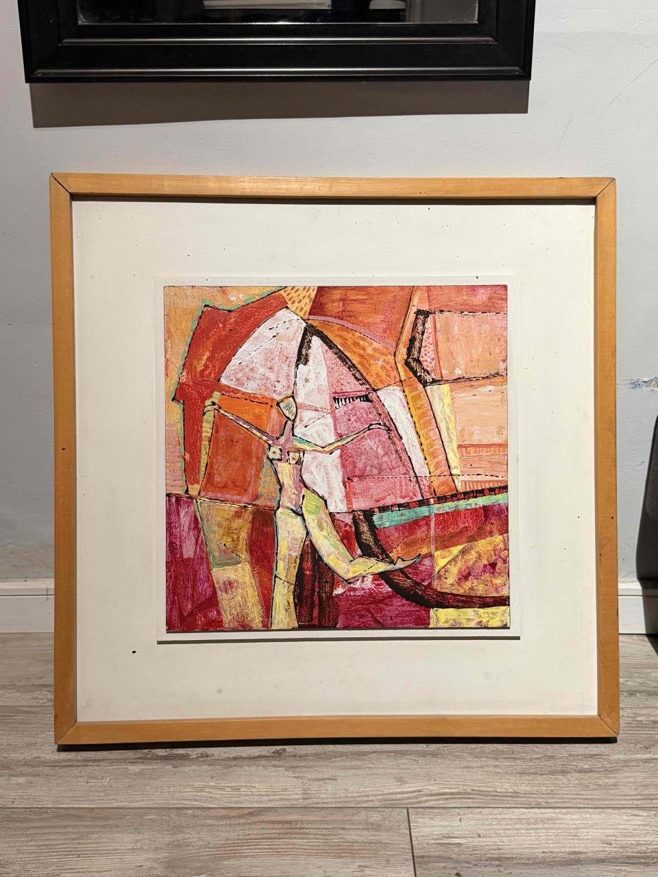 Cuadro original pintura expresionista figura human - miniatura 1