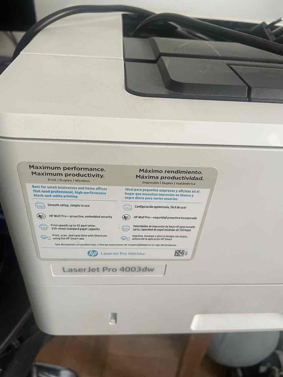 Impresora láser HP - miniatura 2
