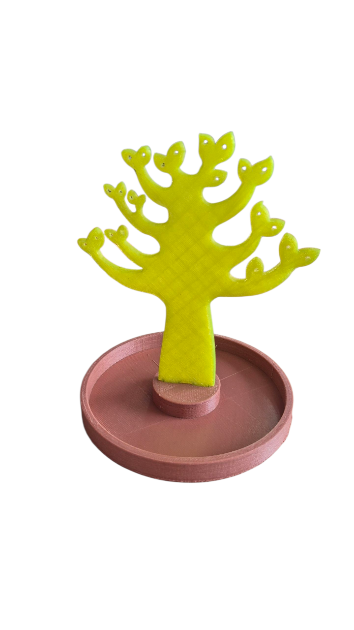 Organizador de joyas en forma de árbol