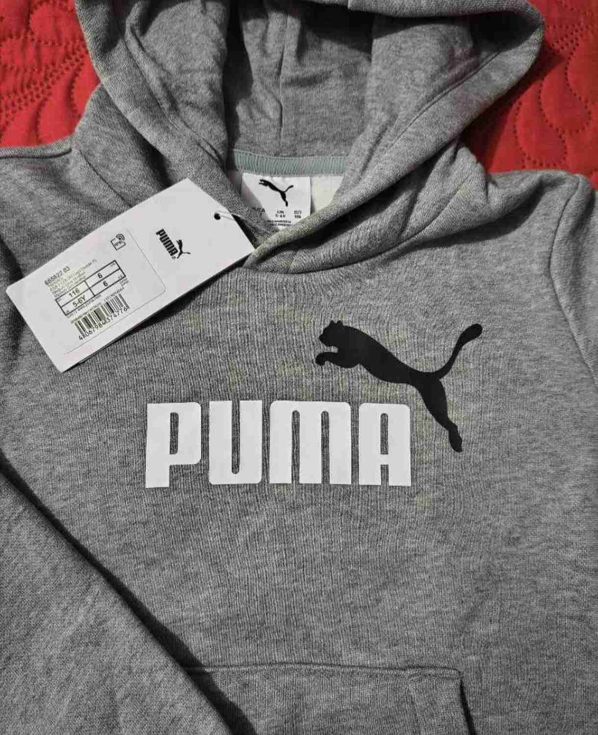 Polerón gris con capucha Puma - miniatura 2