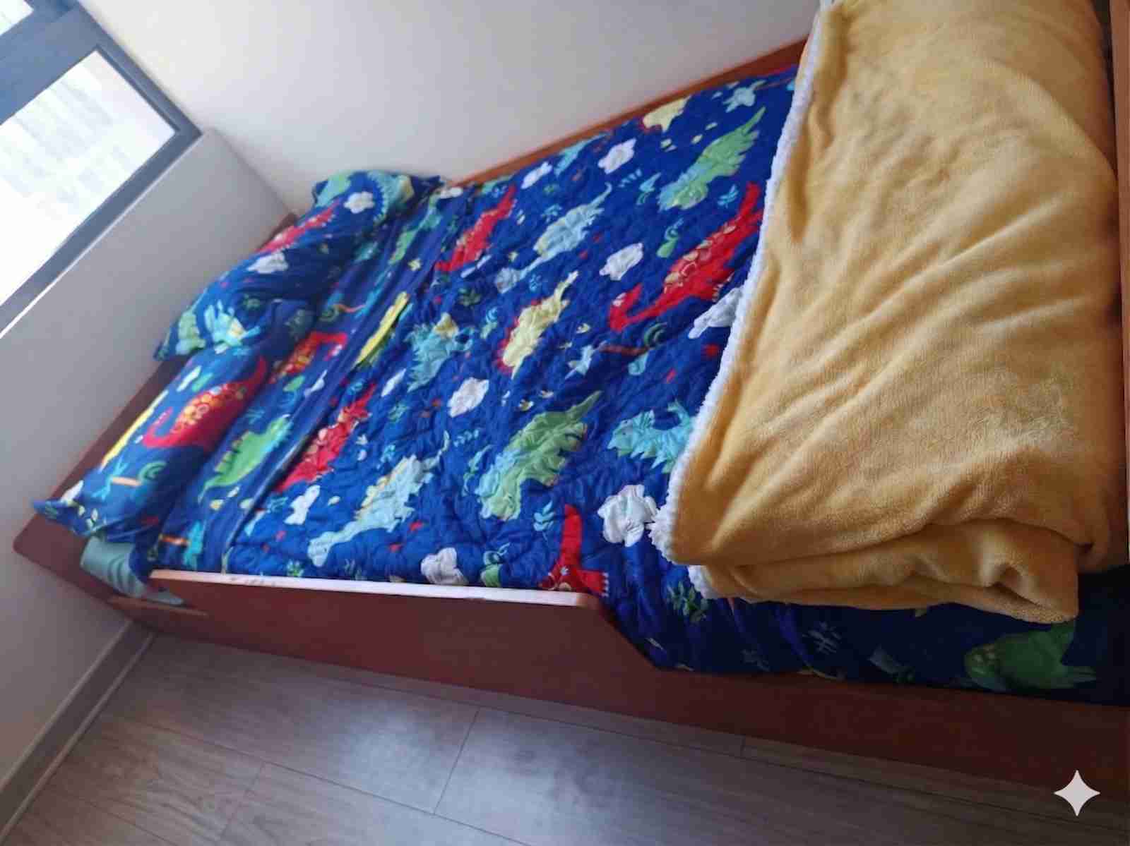 Cama alta con escritorio infantil - miniatura 6