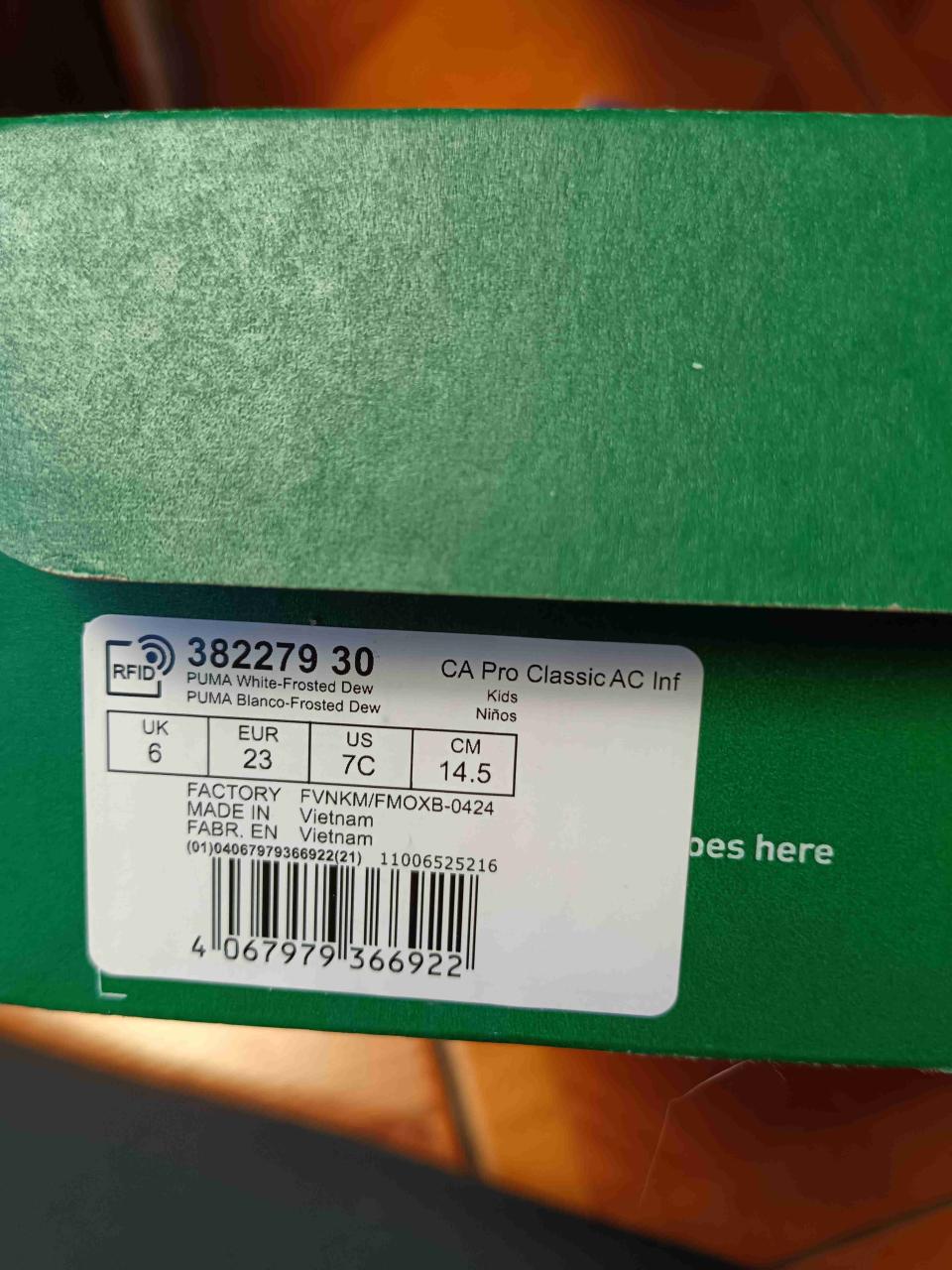Zapatillas infantiles Puma blancas - miniatura 5