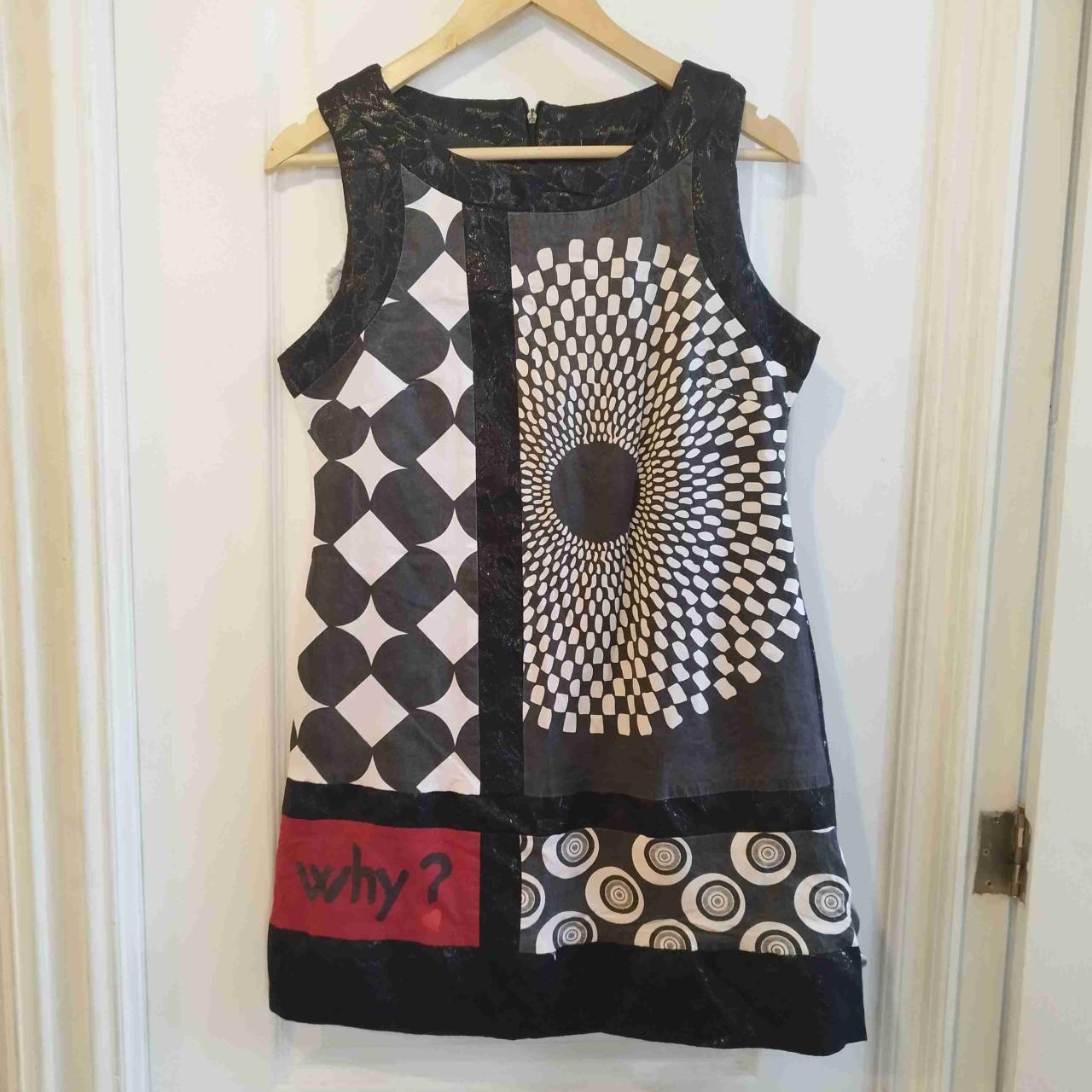 Vestido estampado geométrico - miniatura 1