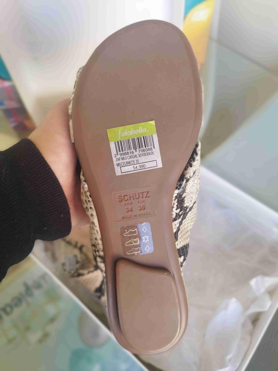 Sandalias con estampado de serpiente - miniatura 3