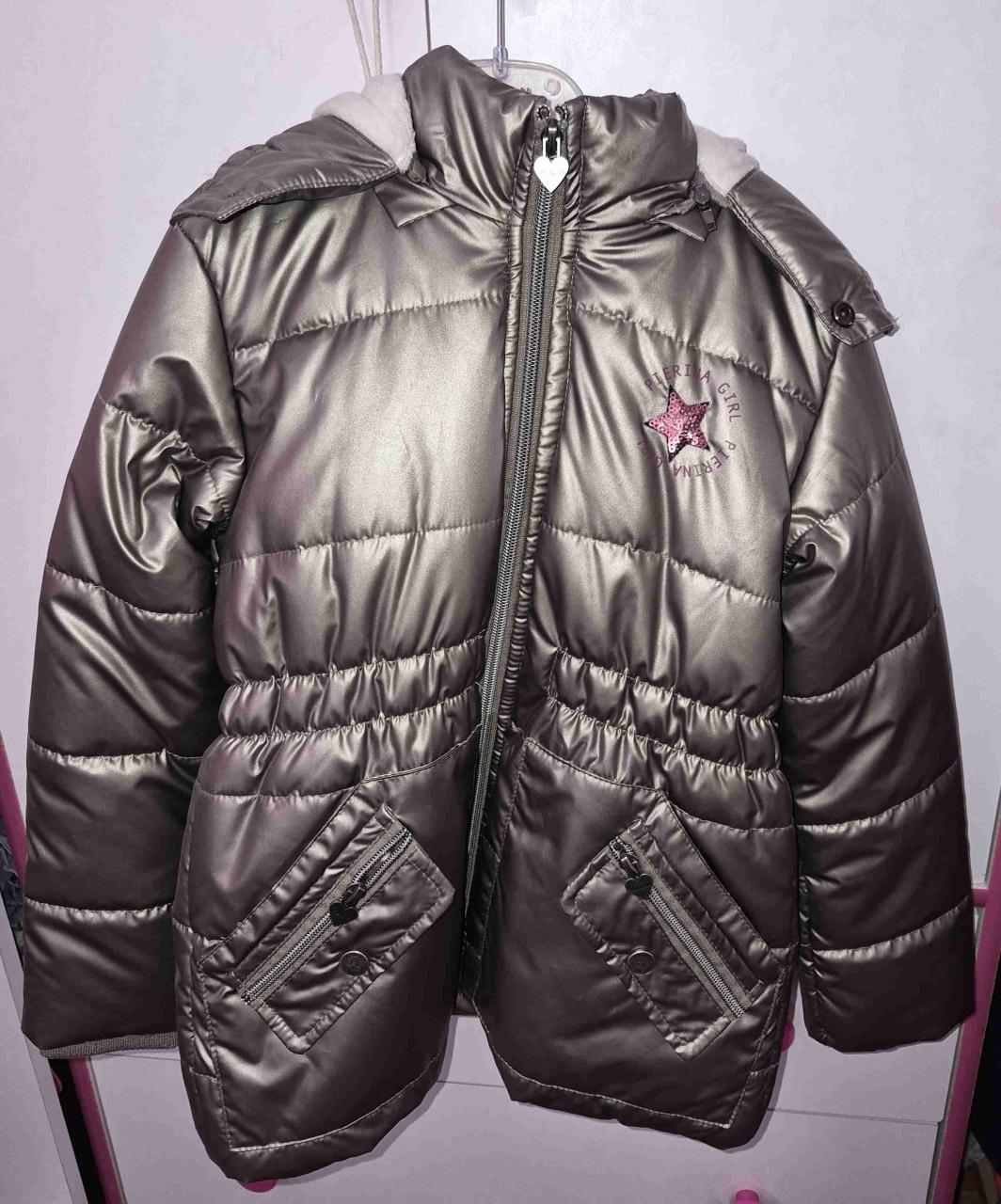 Parka acolchado para niña talla 4 - miniatura 1