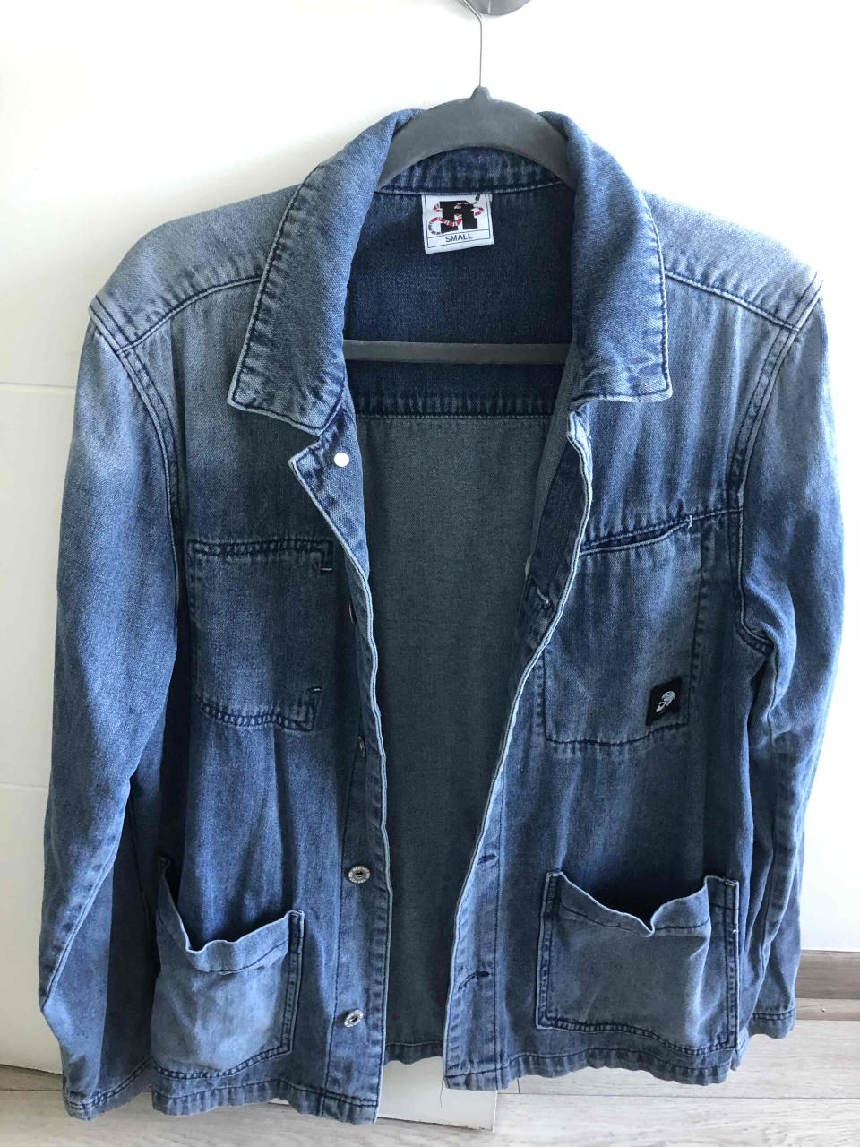 Chaqueta de mezclilla azul hombre - miniatura 2
