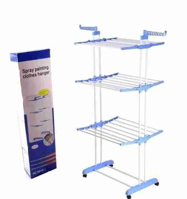 Secador de ropa plegable azul - miniatura 2