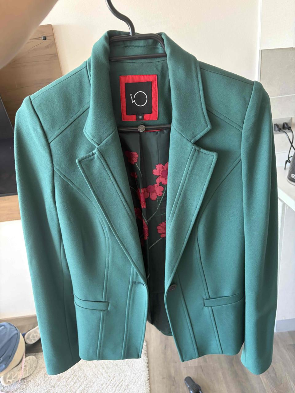 Blazer verde esmeralda elegante - miniatura 4