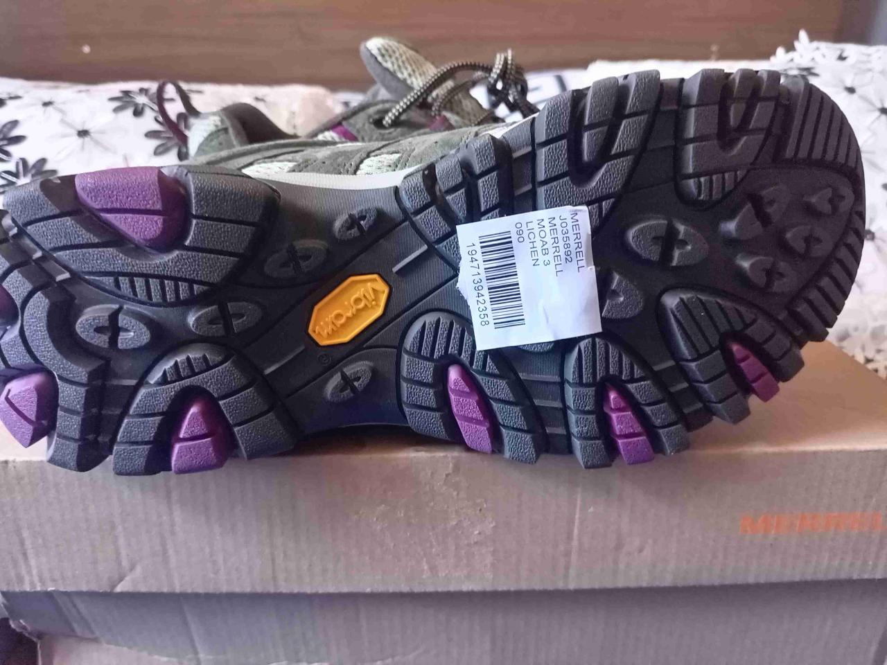 Zapatillas trekking Merrell verde - miniatura 2