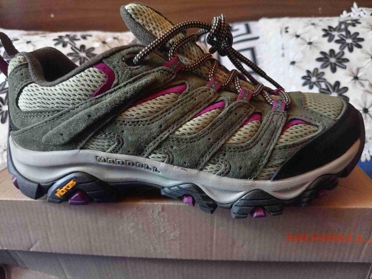 Zapatillas trekking Merrell verde - miniatura 3