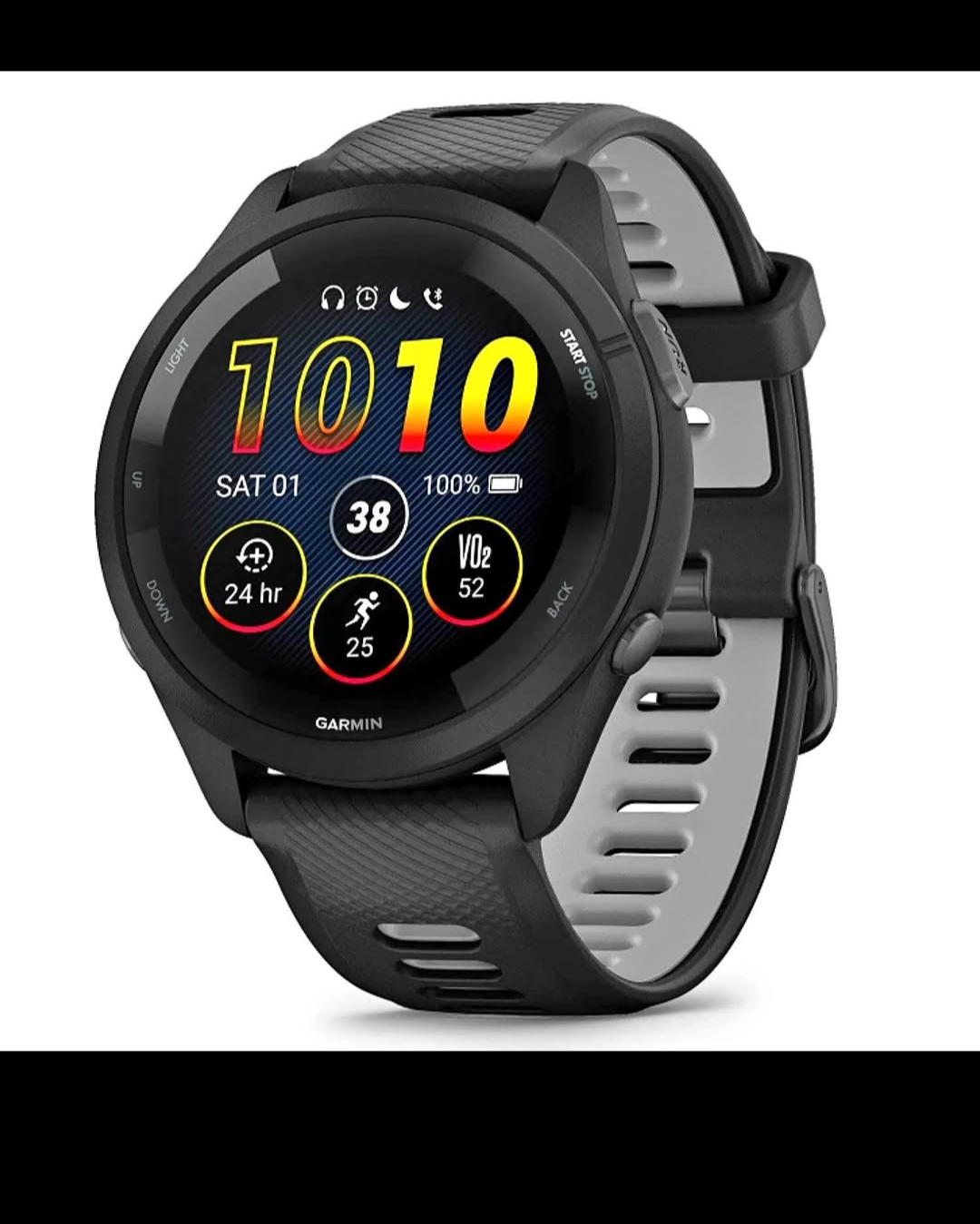 Reloj inteligente Garmin negro 265 - miniatura 1