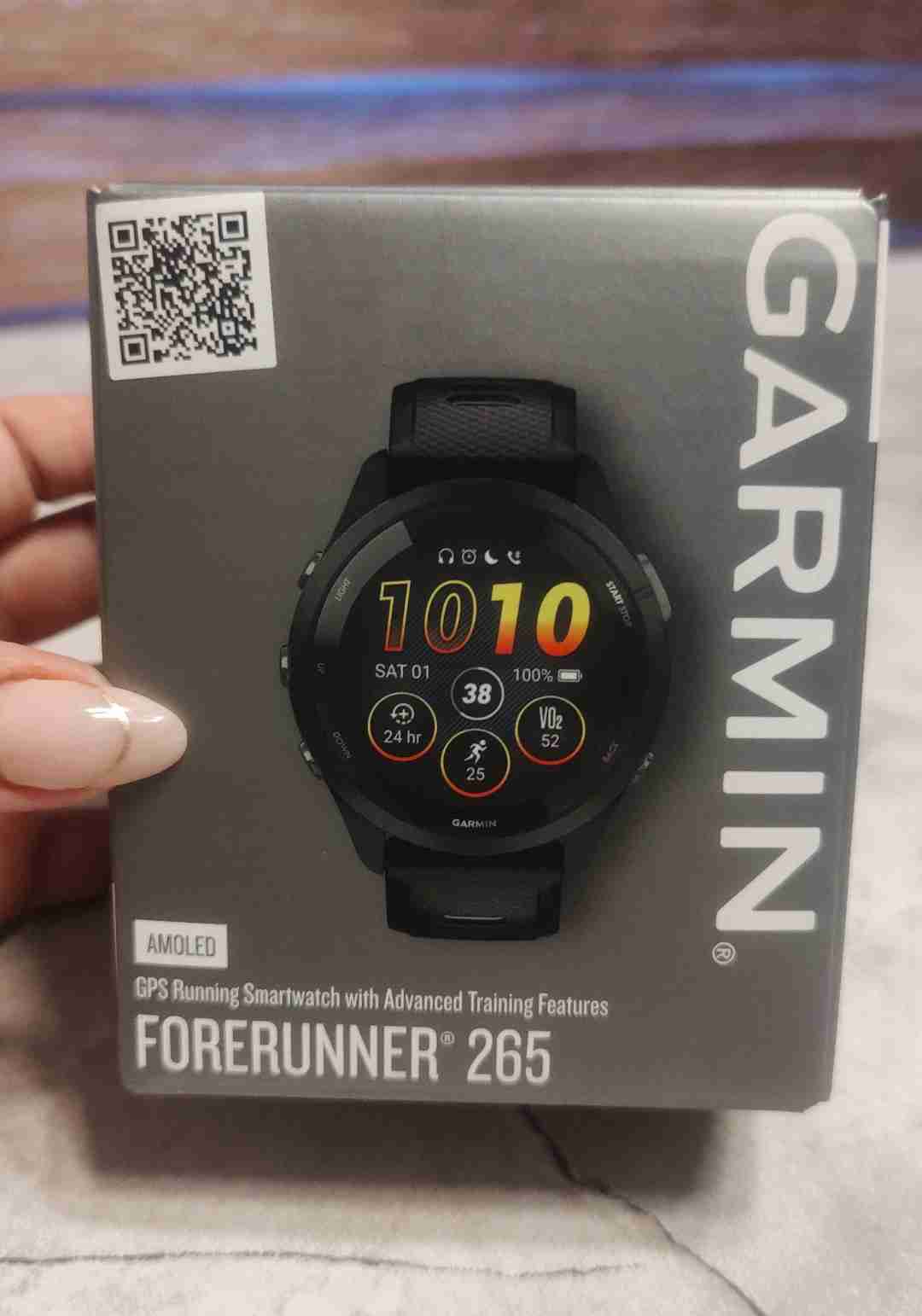 Reloj inteligente Garmin negro 265 - miniatura 4