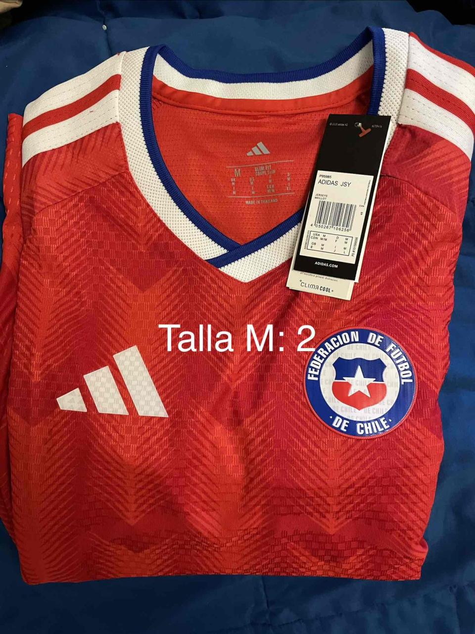 Camiseta roja selección chilena 2026 - miniatura 1