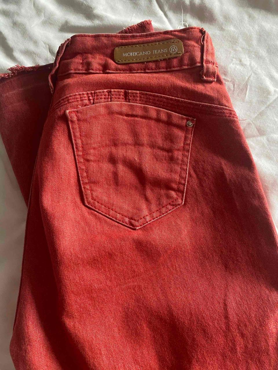 Jeans rojos Mohicano talla 38 - miniatura 2