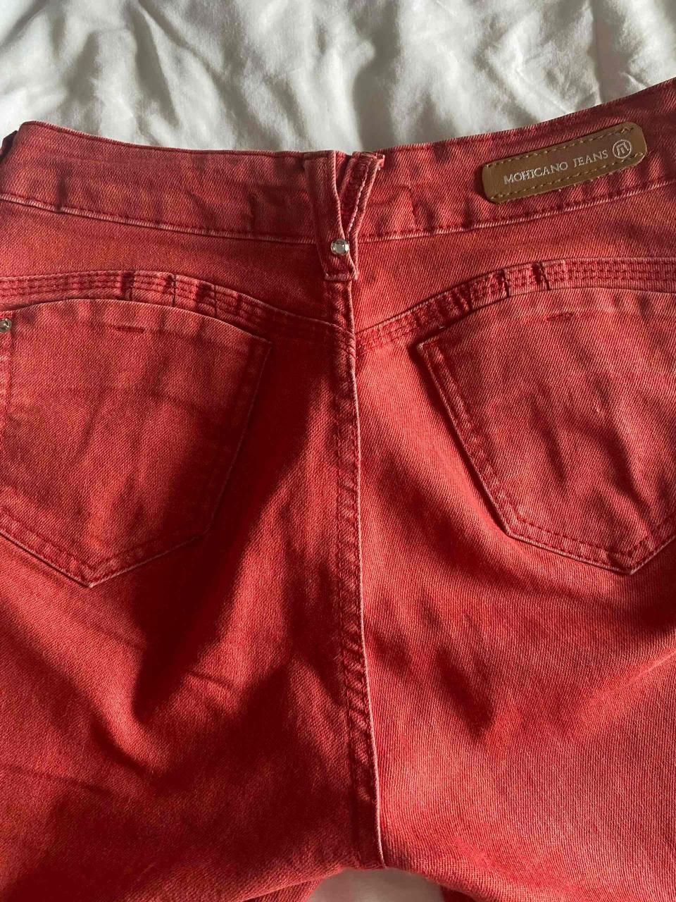 Jeans rojos Mohicano talla 38 - miniatura 3