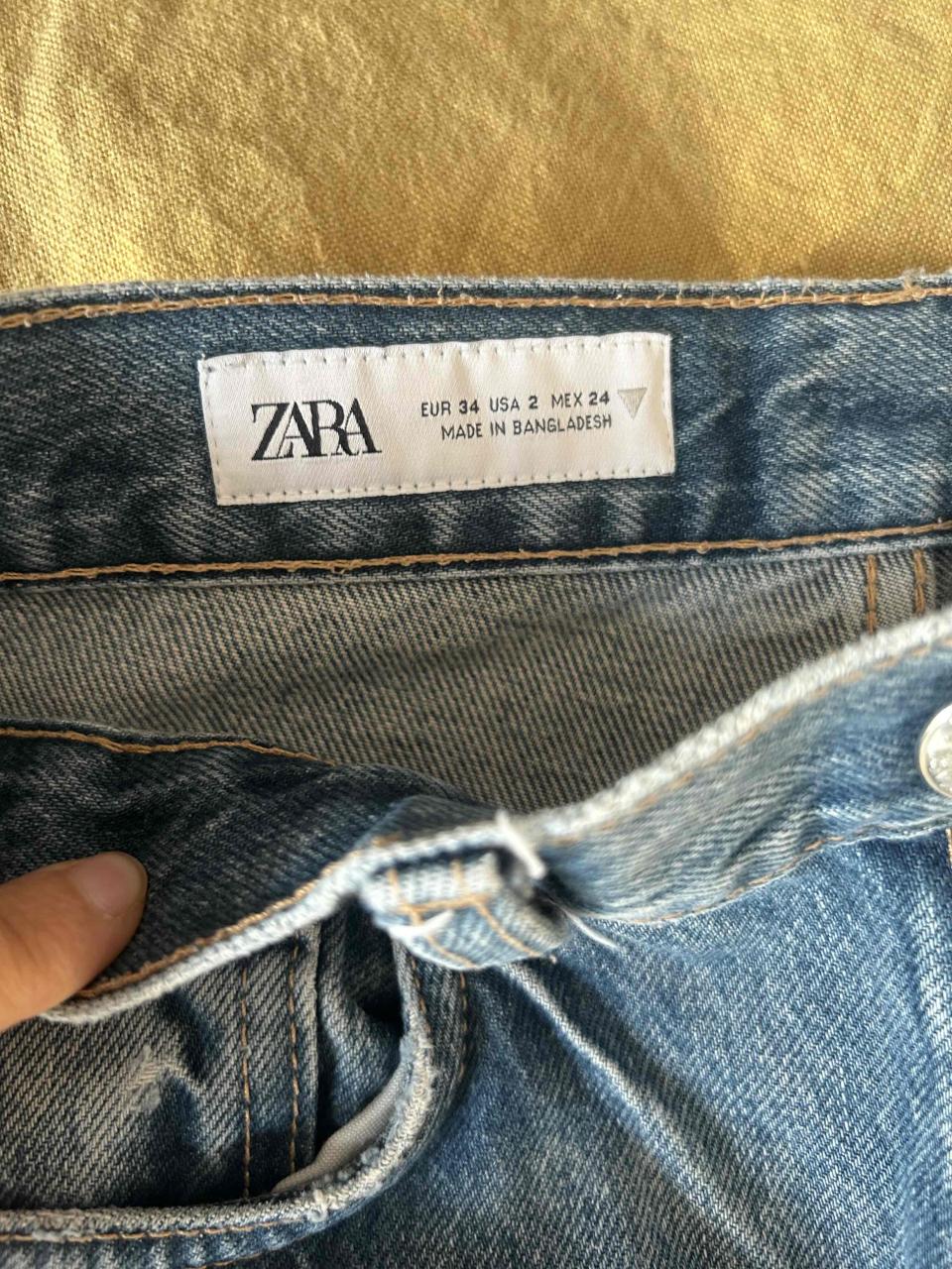 Jeans Zara azul  denim - miniatura 2