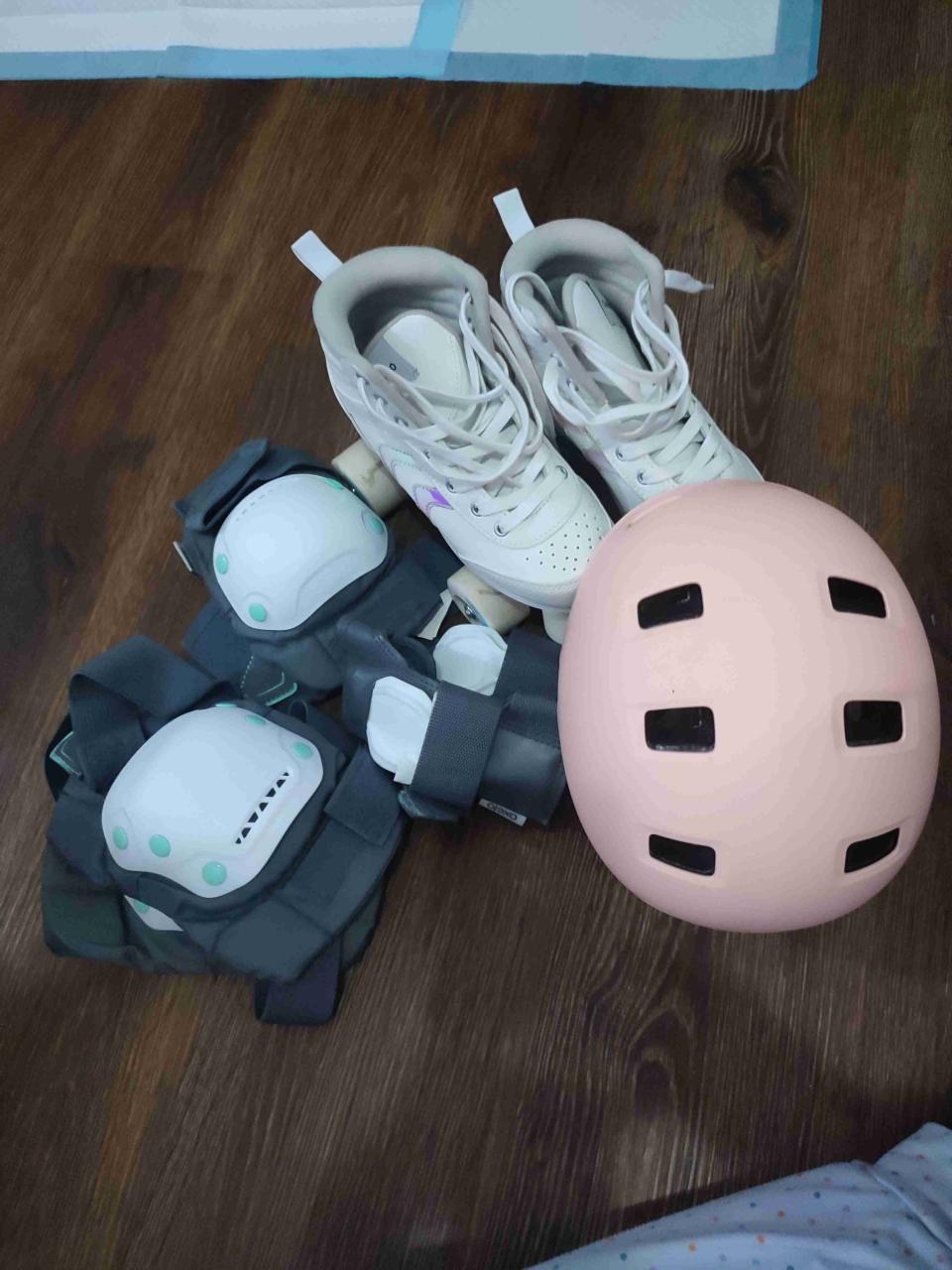 Patines de ruedas blancos iridiscentes - miniatura 6
