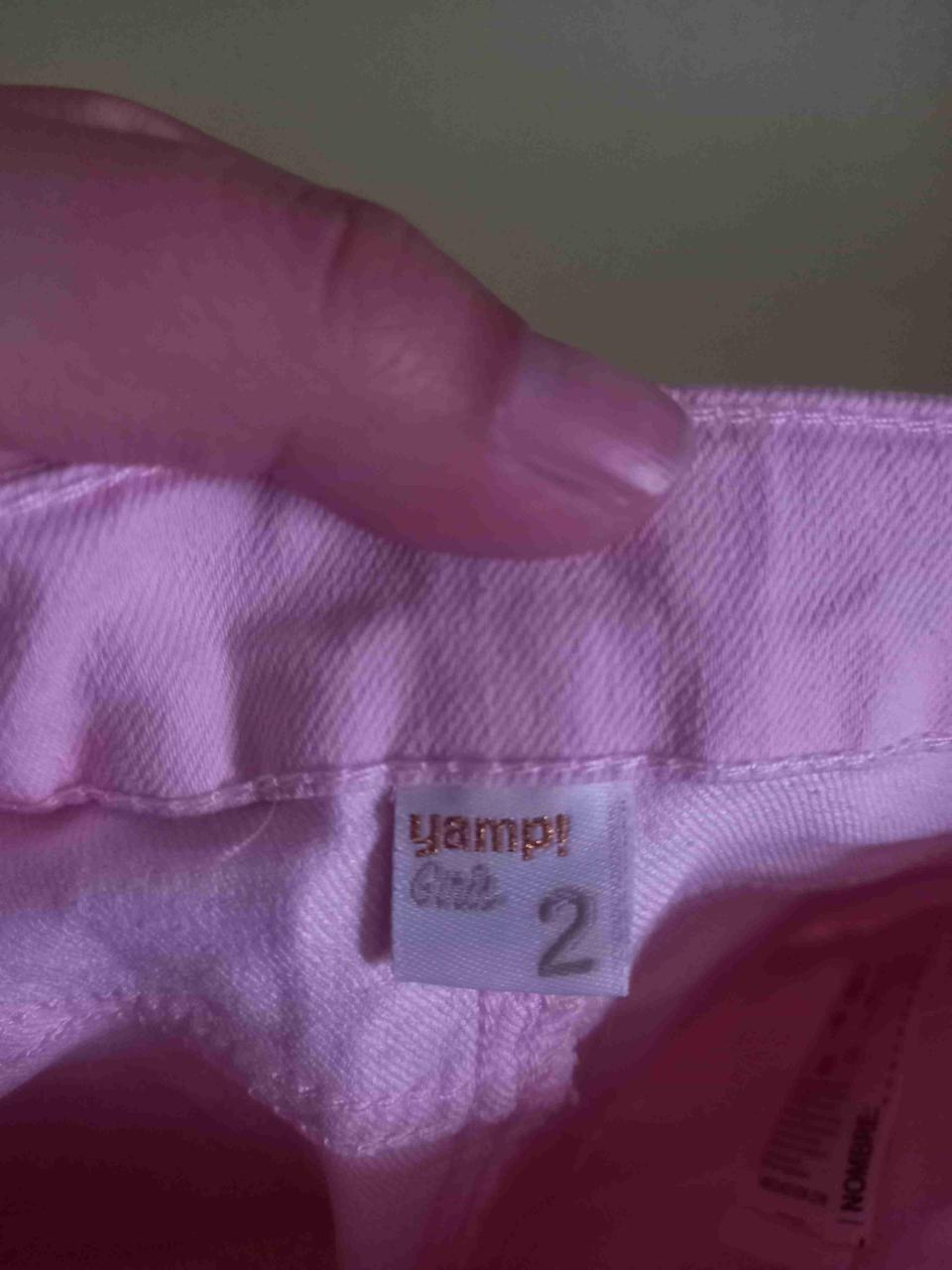 Pantalones rosas para niña - miniatura 2