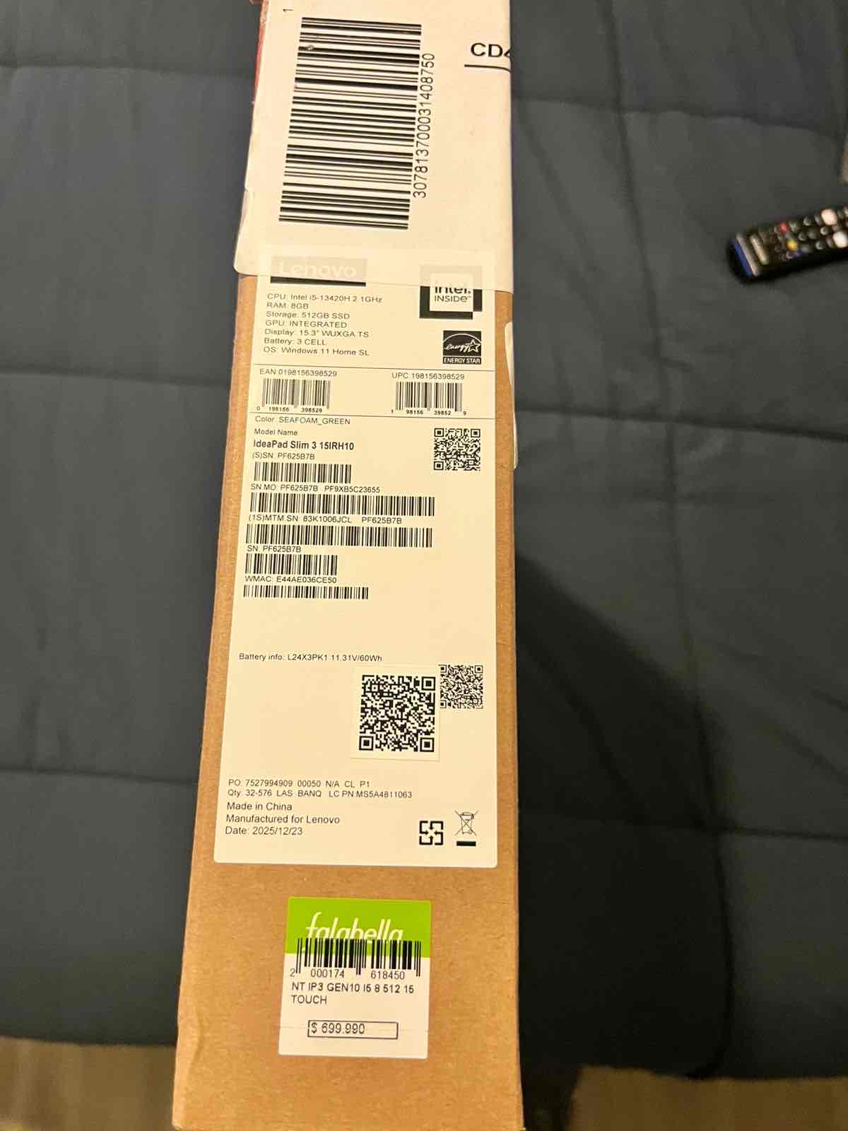 Nuevo Lenovo ideapad 3 slim sellado - miniatura 2