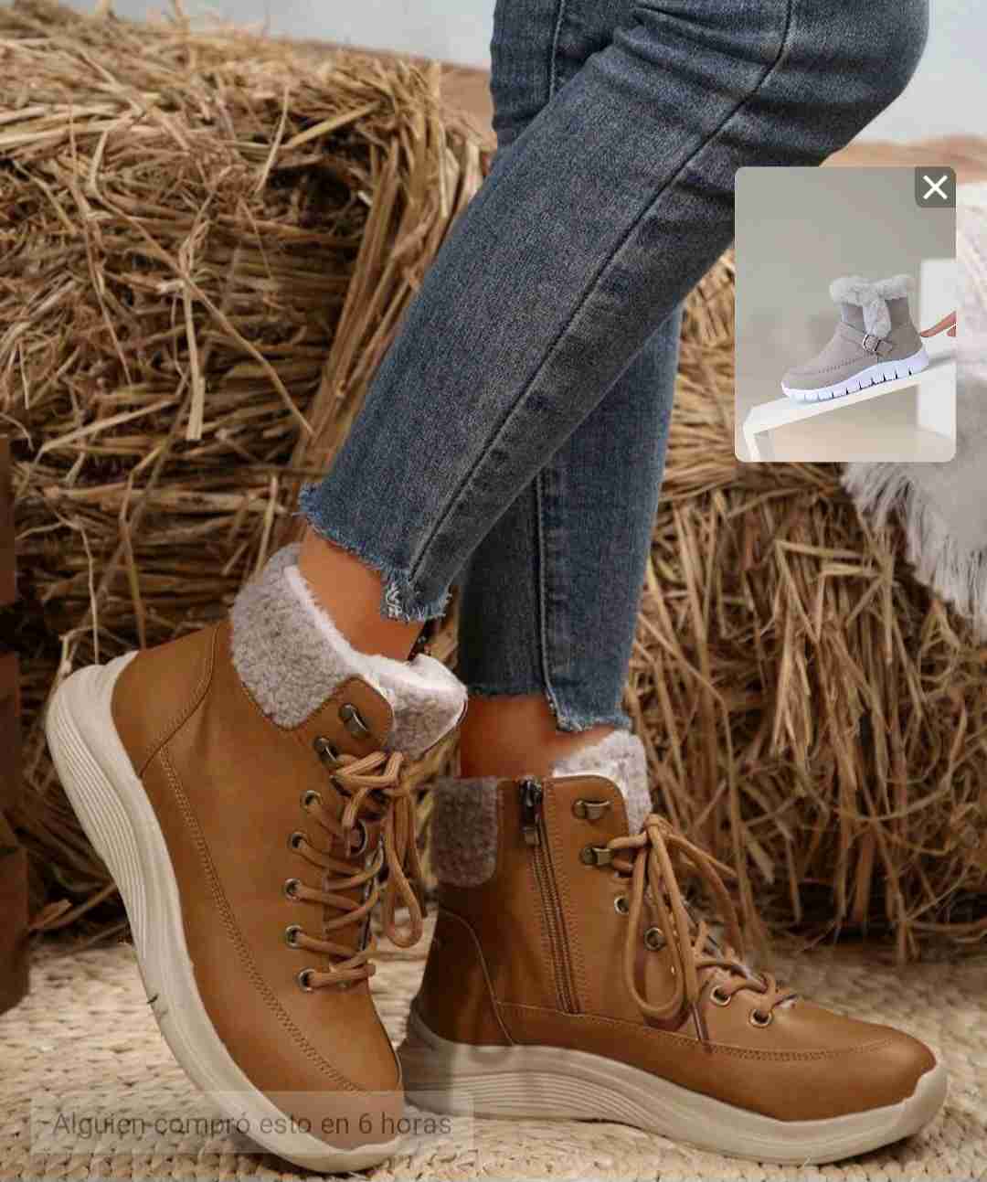 Botas de invierno camel