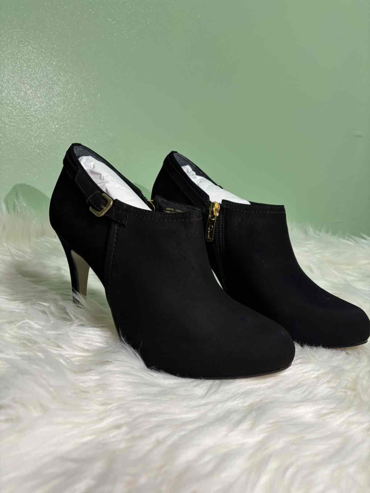 Botines negros de tacón gacel - miniatura 1