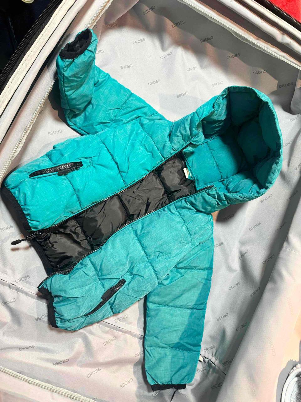 Parka turquesa con capucha (talla 18meses) - miniatura 1
