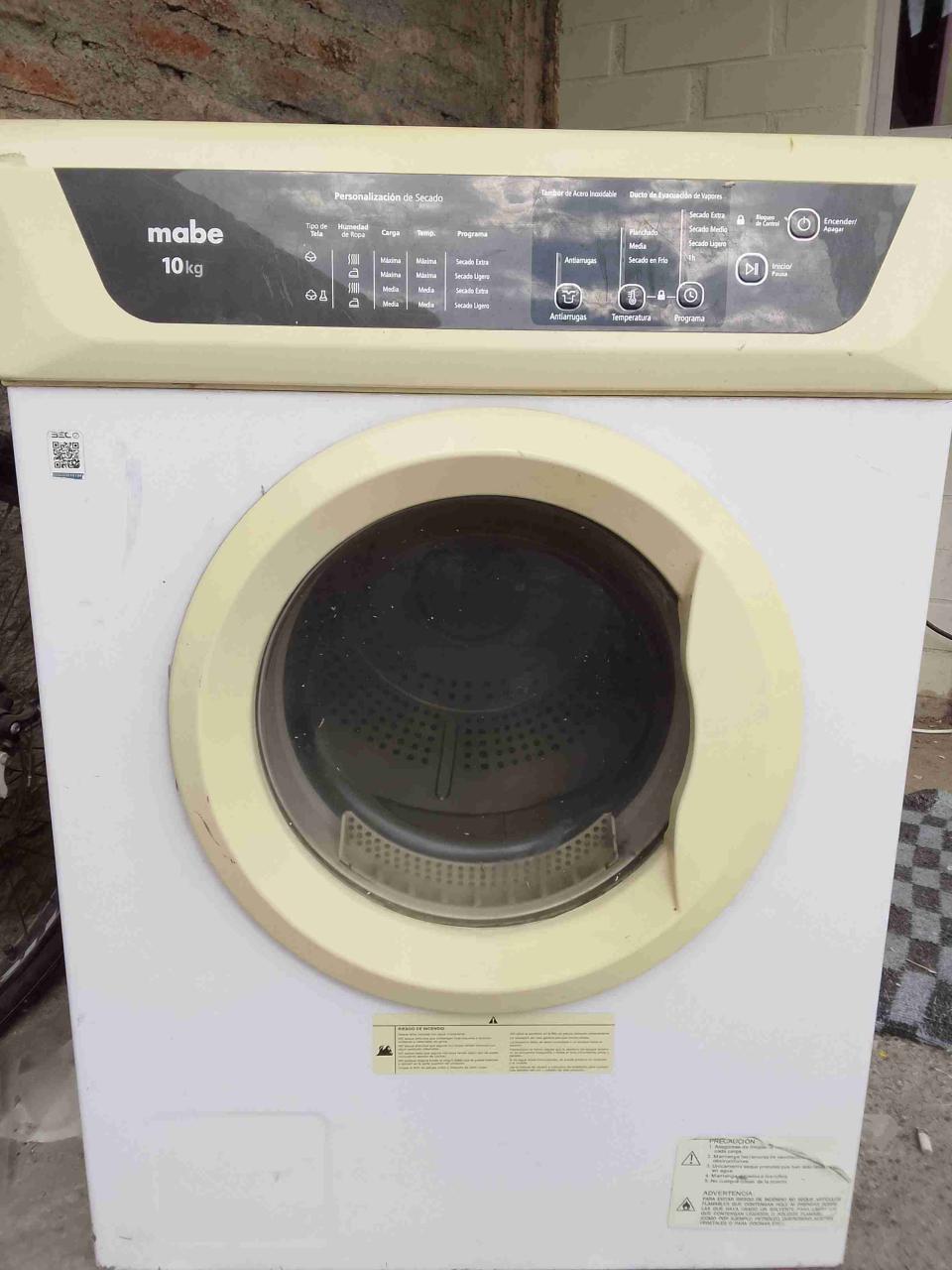 Secadora Mabe 10kg blanca - miniatura 1