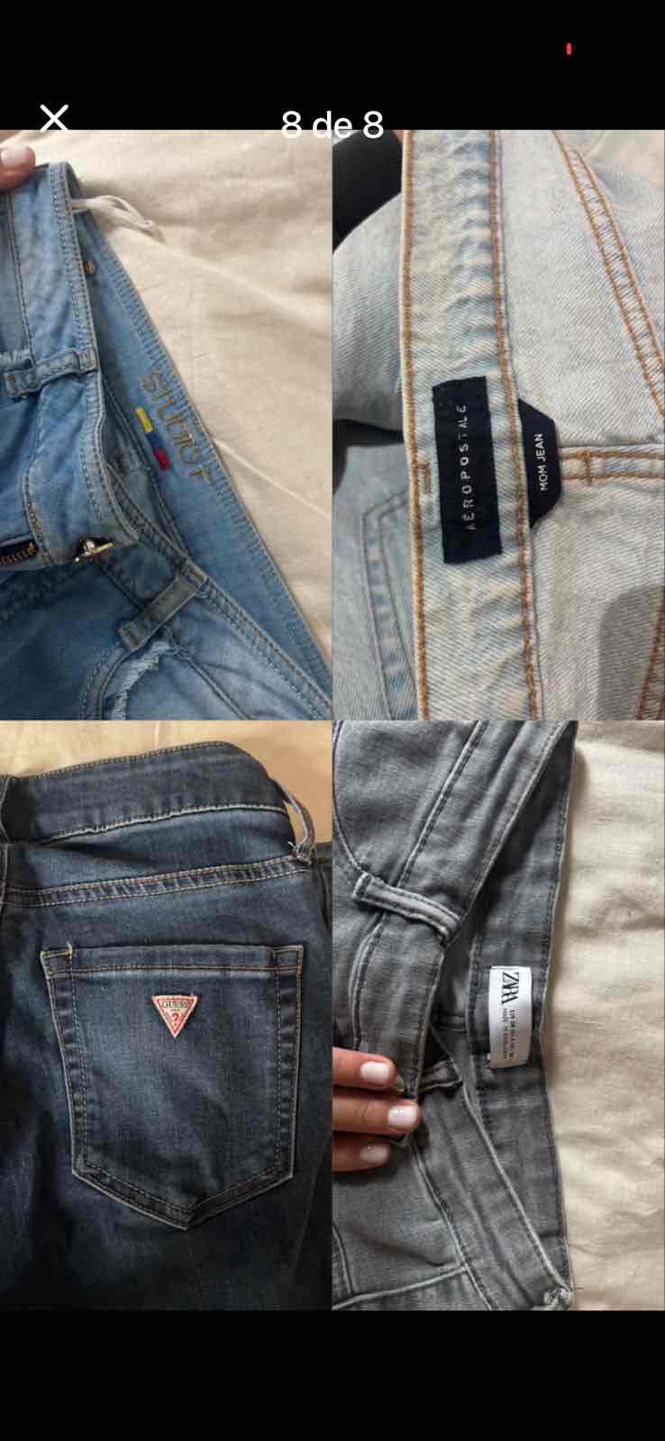 Lote de jeans marca variados - miniatura 1
