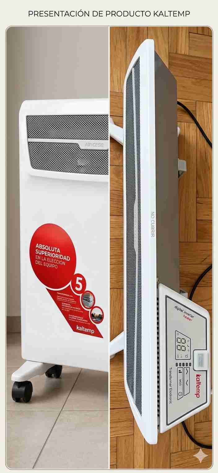 Calefactor eléctrico Kaltemp blanco
