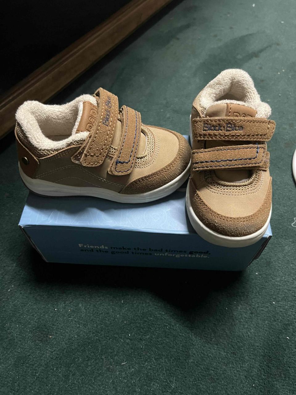 Zapatillas de niño beige - miniatura 1