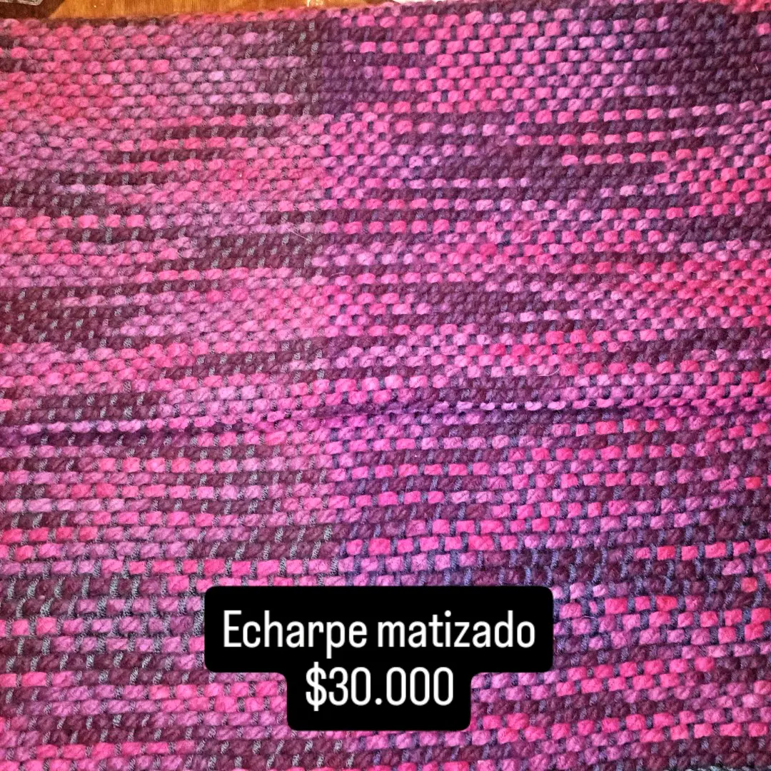 Echarpe matizado rosado - miniatura 1