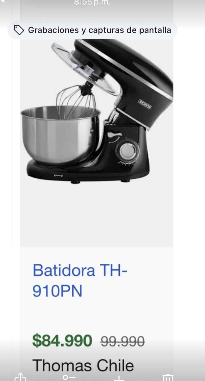 Batidora de cocina negra - miniatura 3
