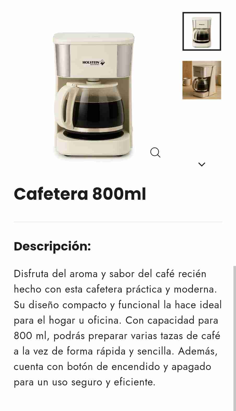 Batidora de mano Holstein 7 velocidades + Cafetera - miniatura 3