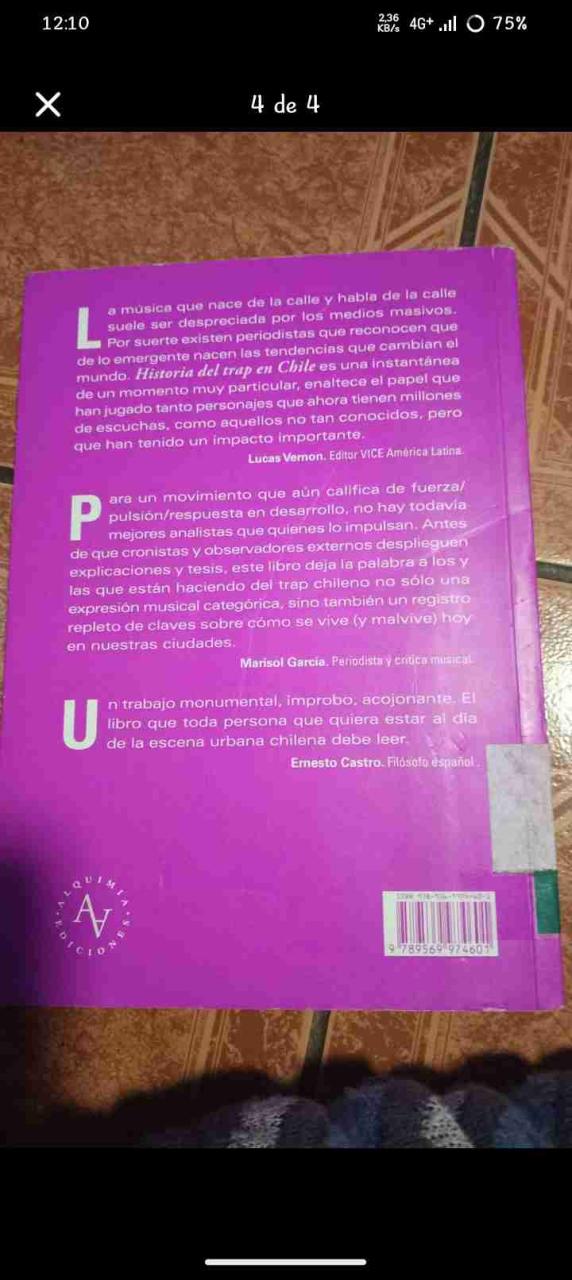 Libro Historia del Trap en Chile - miniatura 3