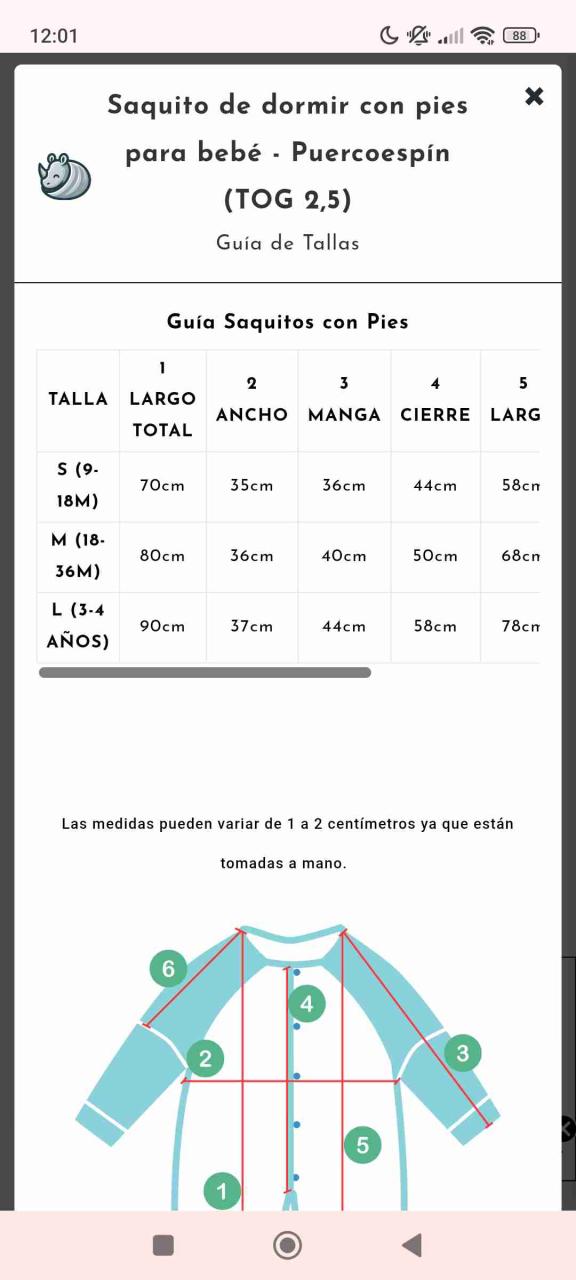 Saco de dormir infantil estampado - miniatura 4