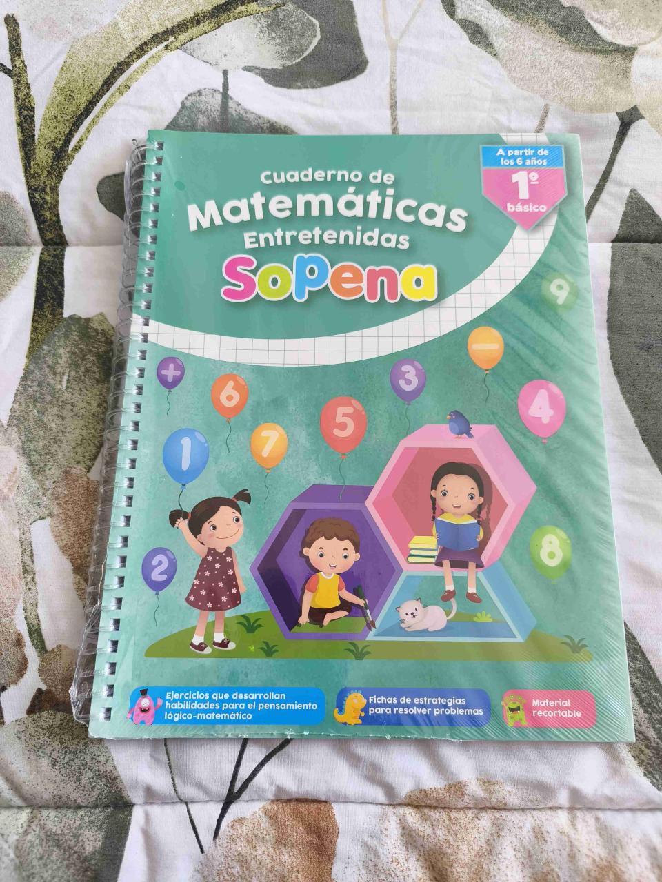 Cuaderno Matemáticas Entretenidas 1º básico