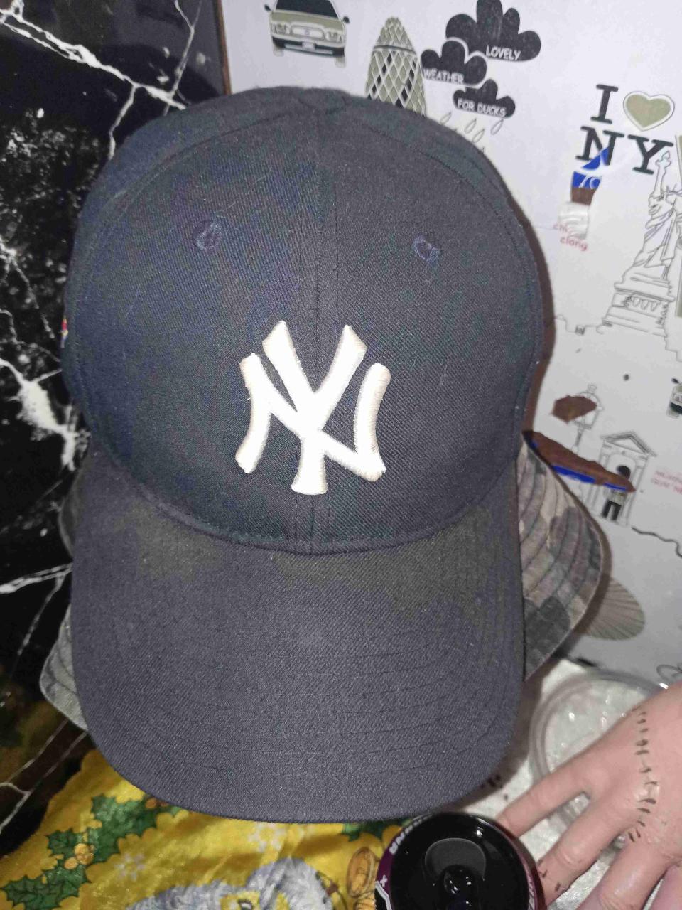 Gorra azul con logo NY - miniatura 3