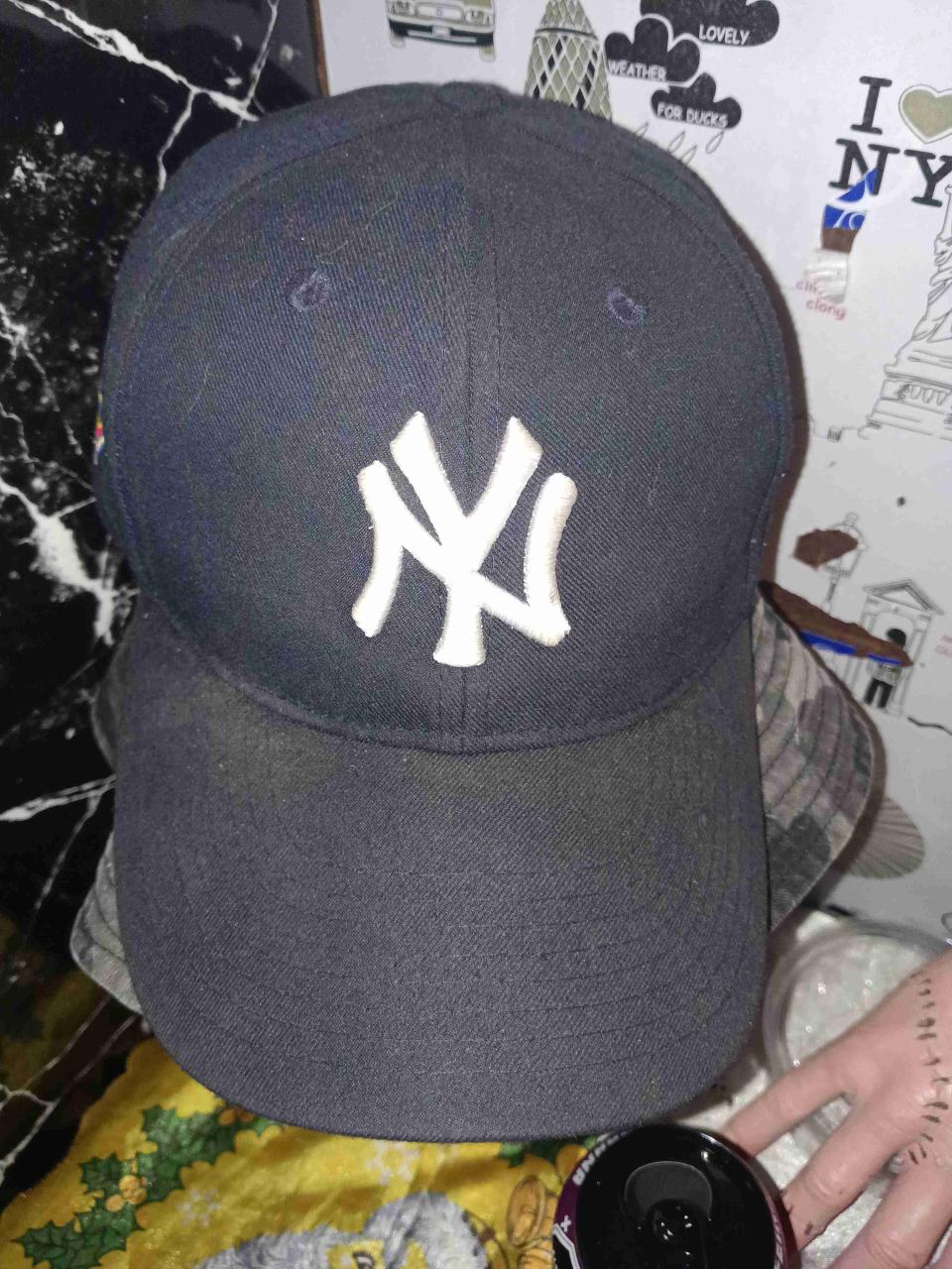 Gorra azul con logo NY - miniatura 6