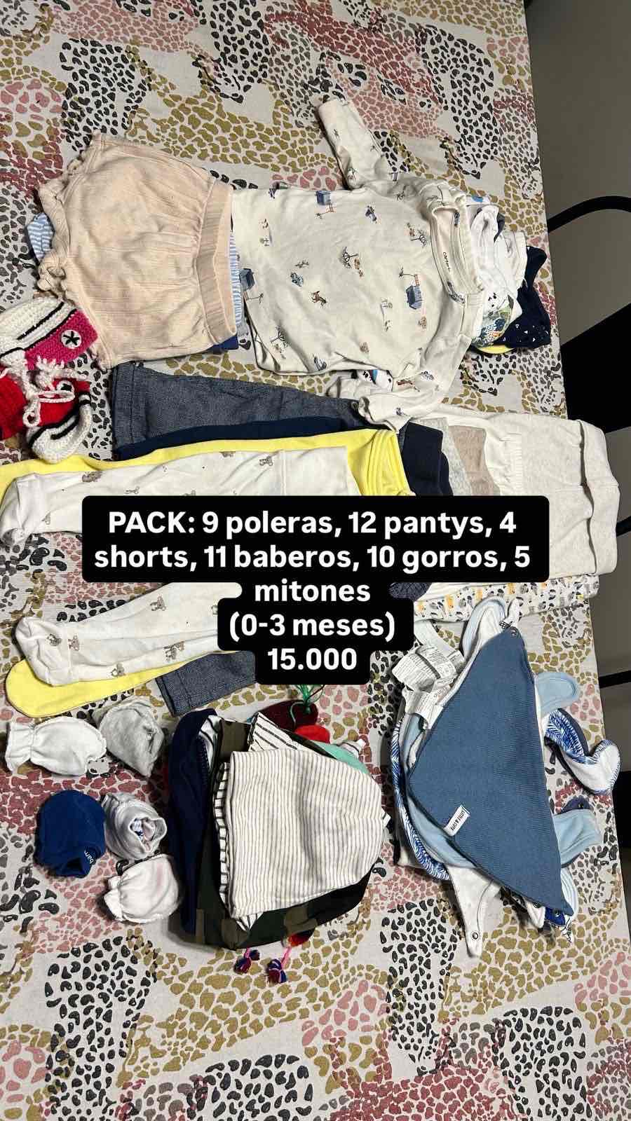 Pack de ropa para bebé 0-3 meses - miniatura 1