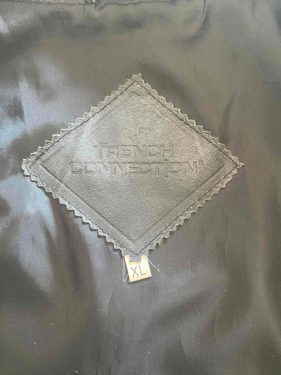 Chaqueta de cuero negra XL - miniatura 3