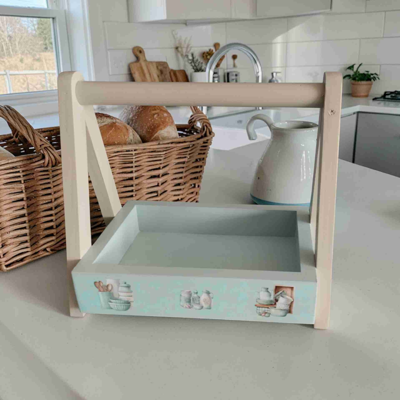 Caja organizadora de madera