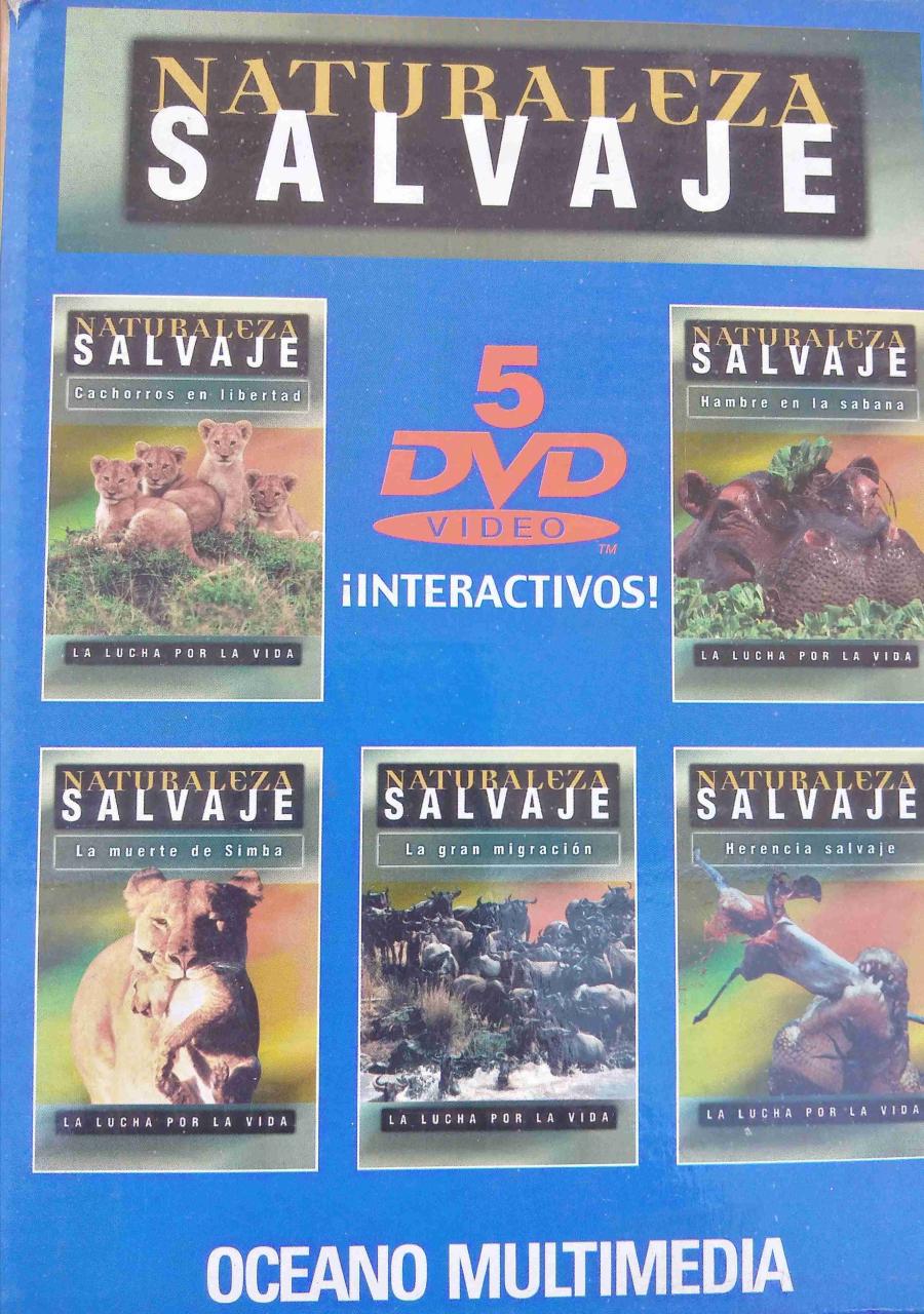 Set de 5 DVDs Naturaleza Salvaje - miniatura 1