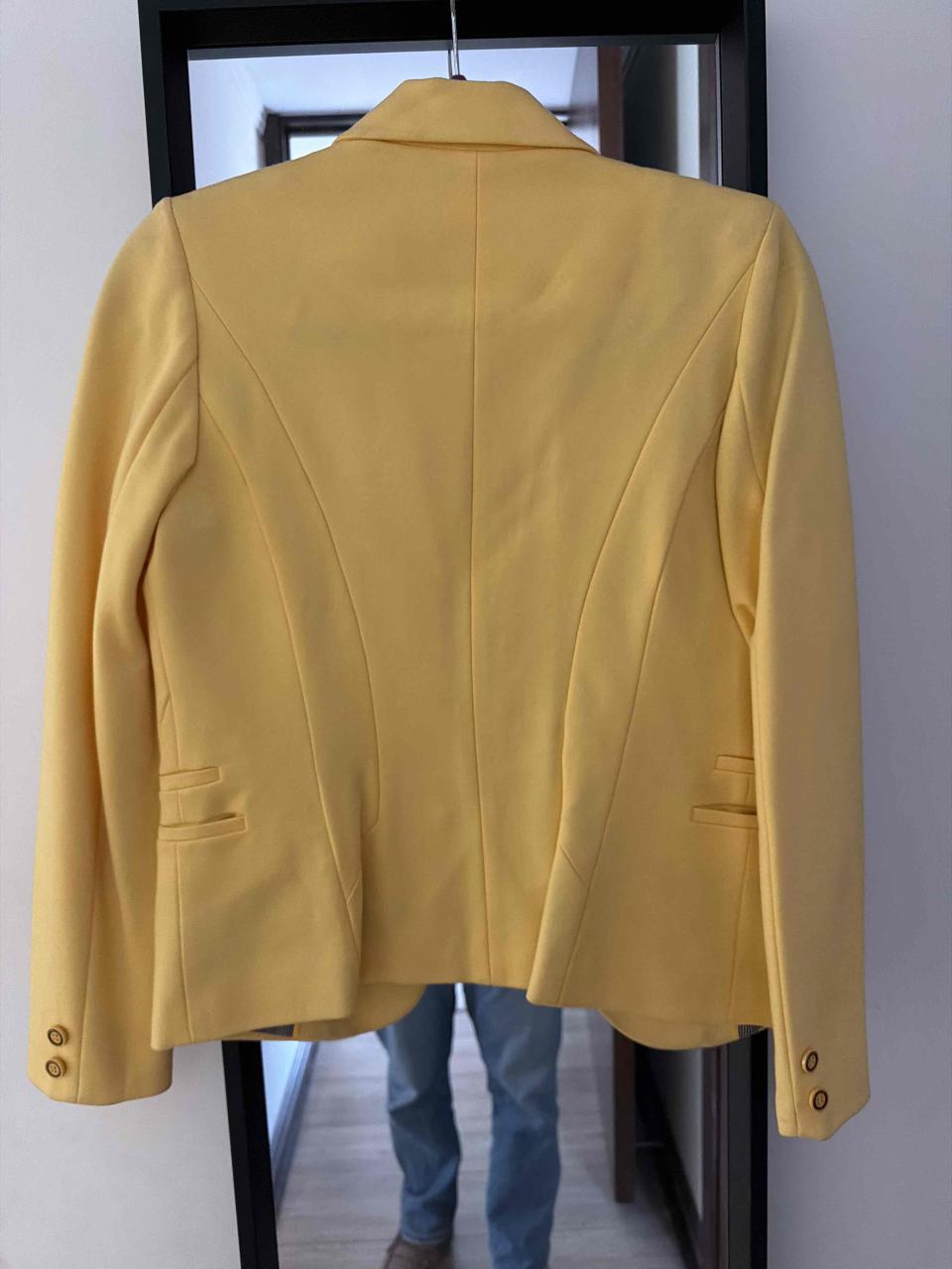 Blazer amarillo mujer - miniatura 2