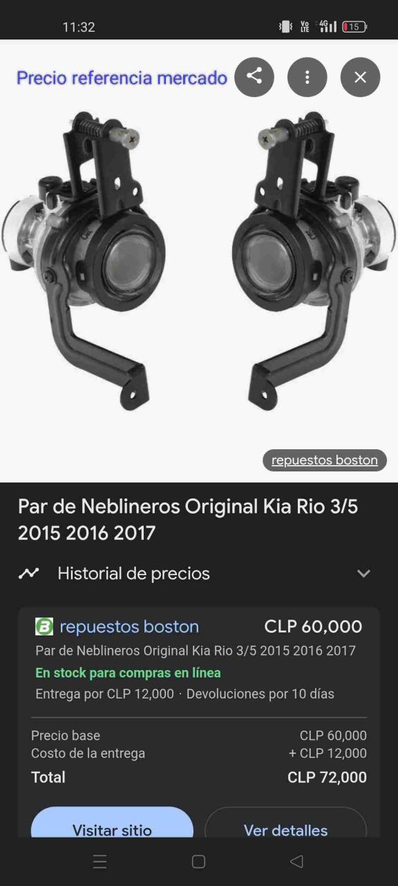 Faros antiniebla de auto usados - miniatura 4
