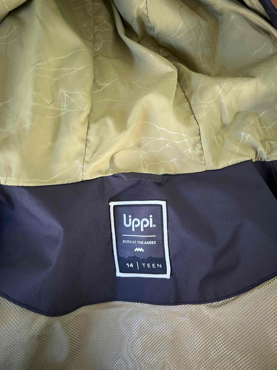 Chaqueta impermeable negra con capucha talla 14 - miniatura 4