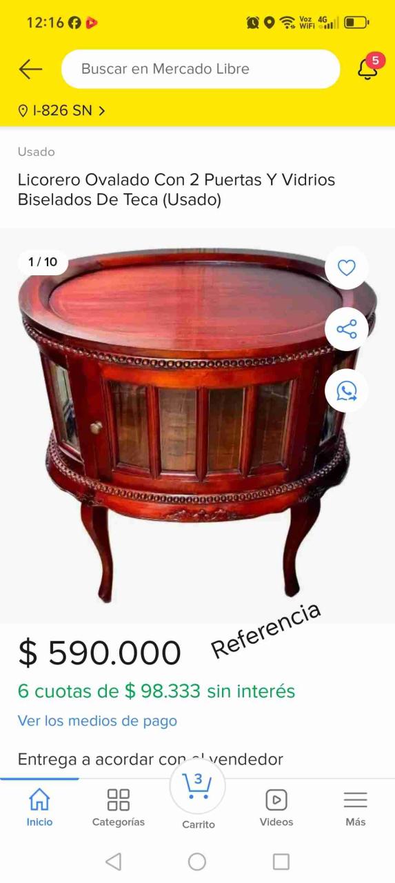 Licorera de madera elegante - miniatura 2